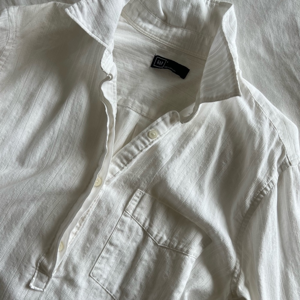 Gap textured blouse